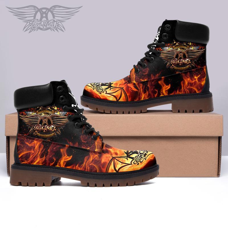 Aerosmith rock band best gift for fans Timboots Shoes