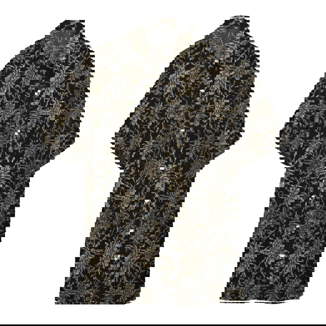 Alien face hugger hawaii shirt Hawaii Shirt Shorts & Flip Flops