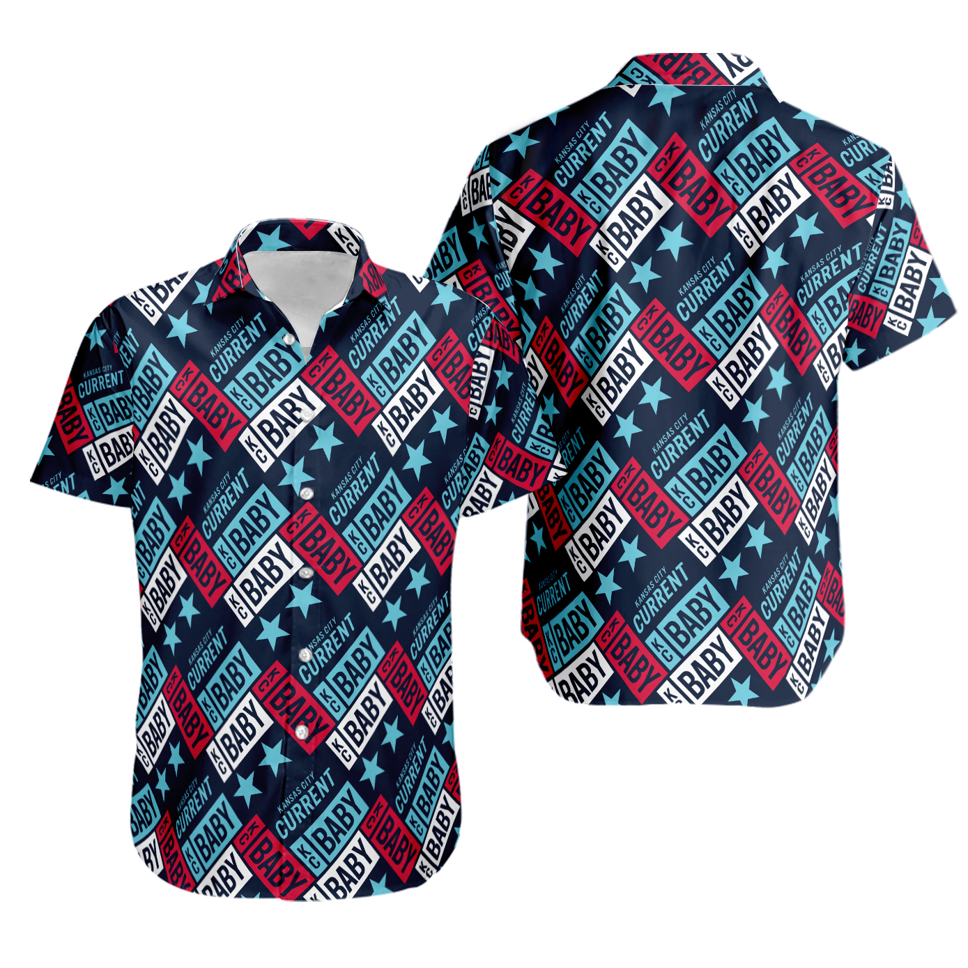 Andy reid kansas city current kc baby short sleeve tshirt 3d hawaiian shirt Hawaii Shirt Shorts & Flip Flops