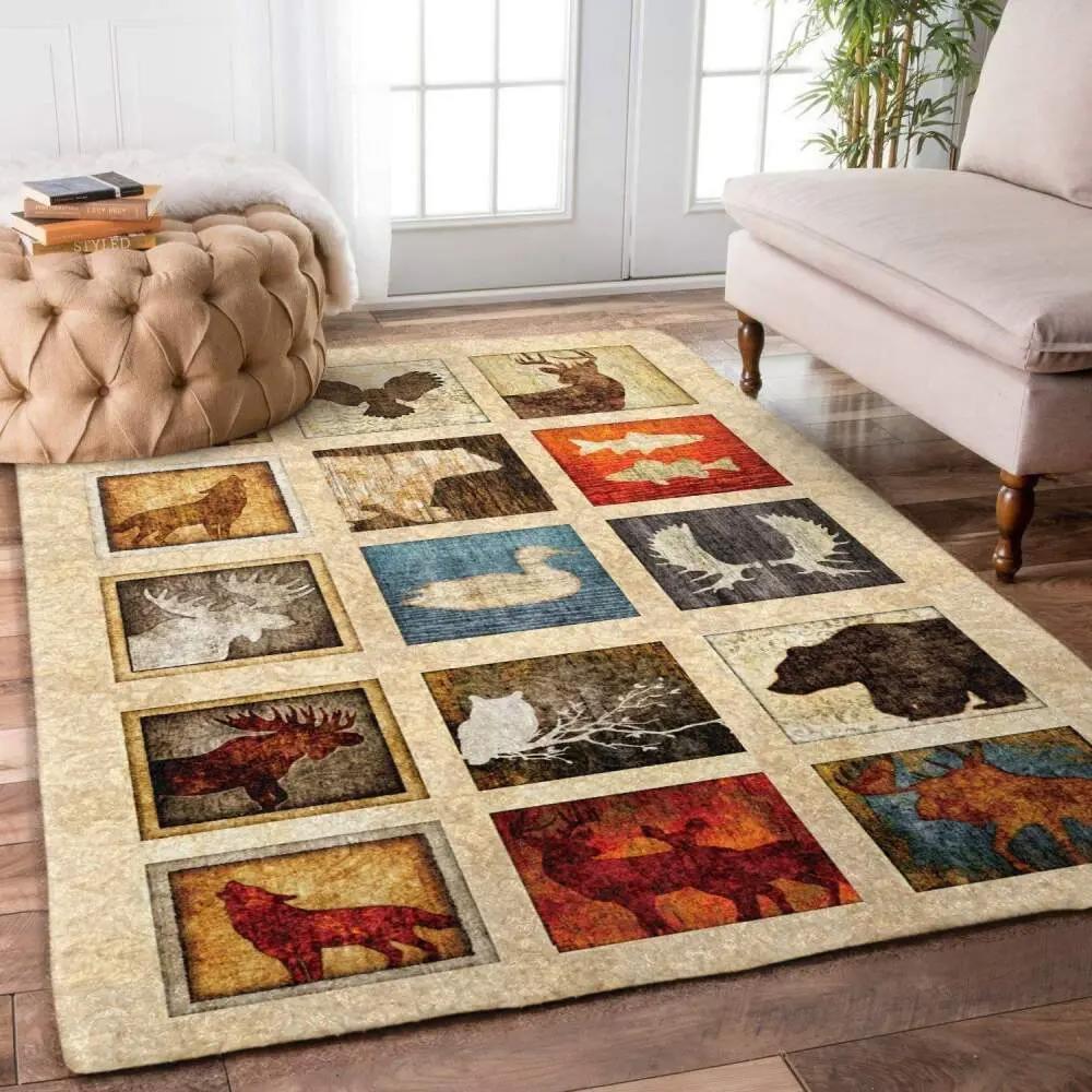 Animal rug rb7a8e7e1894 area rug living room carpet rug regtangle carpet floor decor home decor Rectangle Rug
