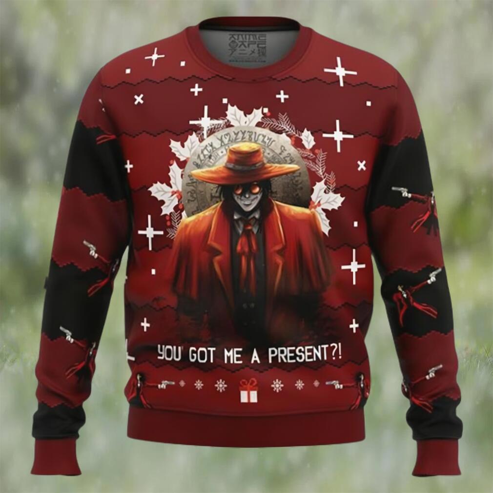 Anime sweater alucard hellsing ugly christmas sweater Christmas Ugly Sweater