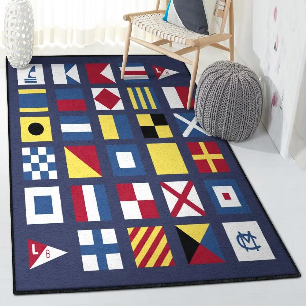 Area rugs, maritime signal flag rug Rectangle Rug