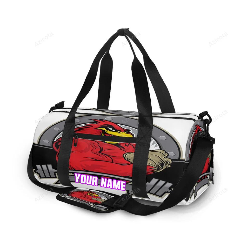 Arizona cardinals iron cardinals strong personalized name travel bag gym bag 1204 Travel Bag