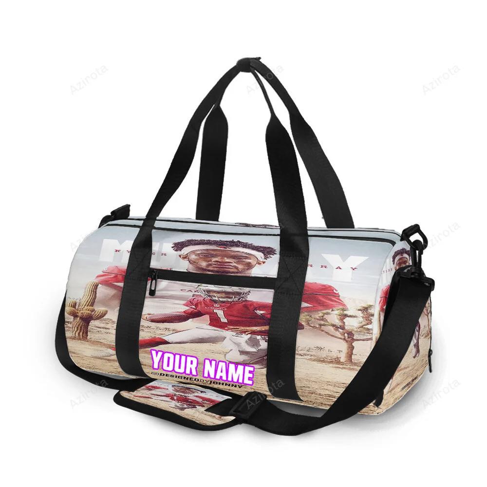 Arizona cardinals kyler murray1 personalized name travel bag gym bag 1231 Travel Bag