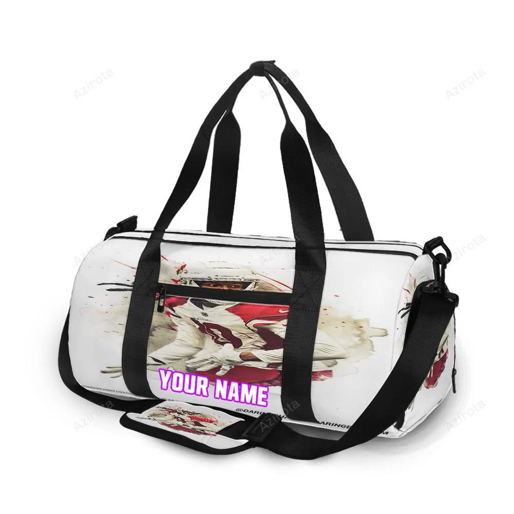Arizona cardinals v3 deandre hopkins 10 personalized name travel bag gym bag 1056 Travel Bag