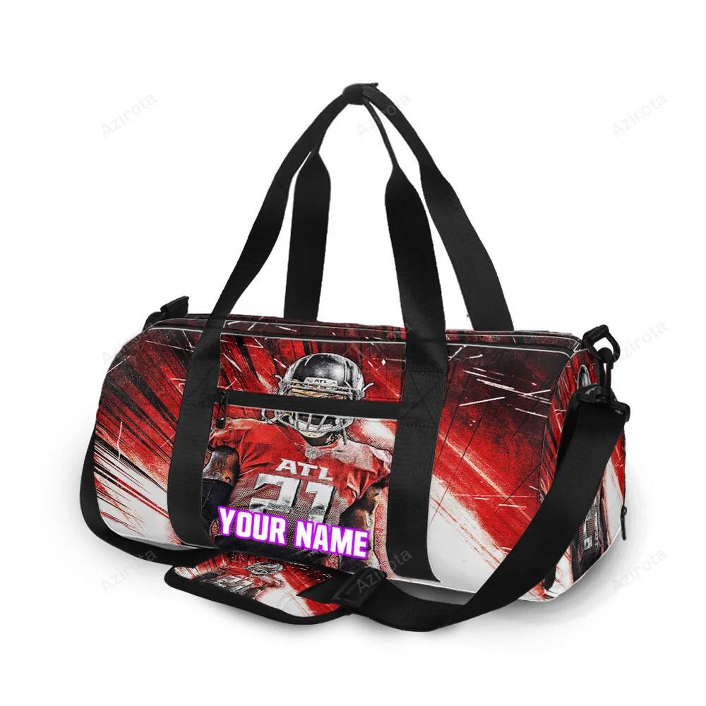 Atlanta falcons todd gurley 21 v2 personalized name travel bag gym bag 2077 Travel Bag