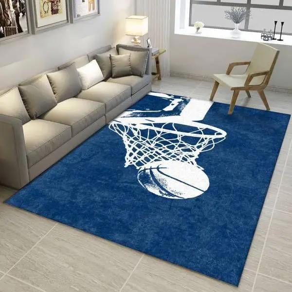 Baketball area rugs living room carpet christmas gift rug regtangle carpet floor decor home decor v11206 Rectangle Rug