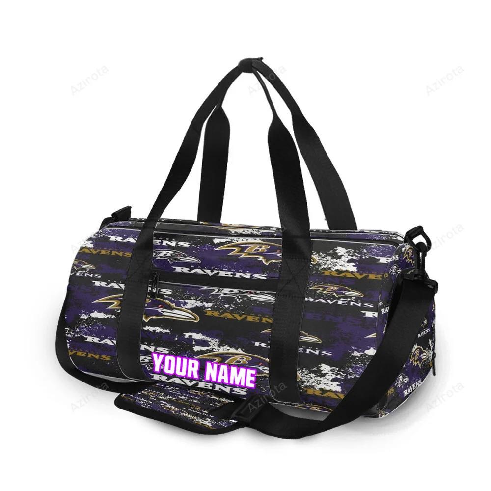 Baltimore ravens logo17 personalized name travel bag gym bag 1476 Travel Bag