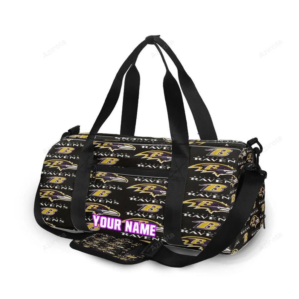 Baltimore ravens logo18 personalized name travel bag gym bag 289 Travel Bag