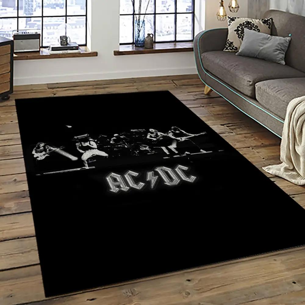 Band ac/dc music carpet rectangle area rug for living room bedroom decor acdc14 Rectangle Rug
