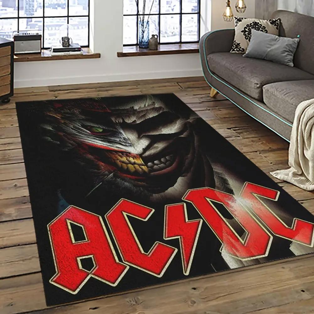 Band ac/dc music carpet rectangle area rug for living room bedroom decor acdc48 Rectangle Rug