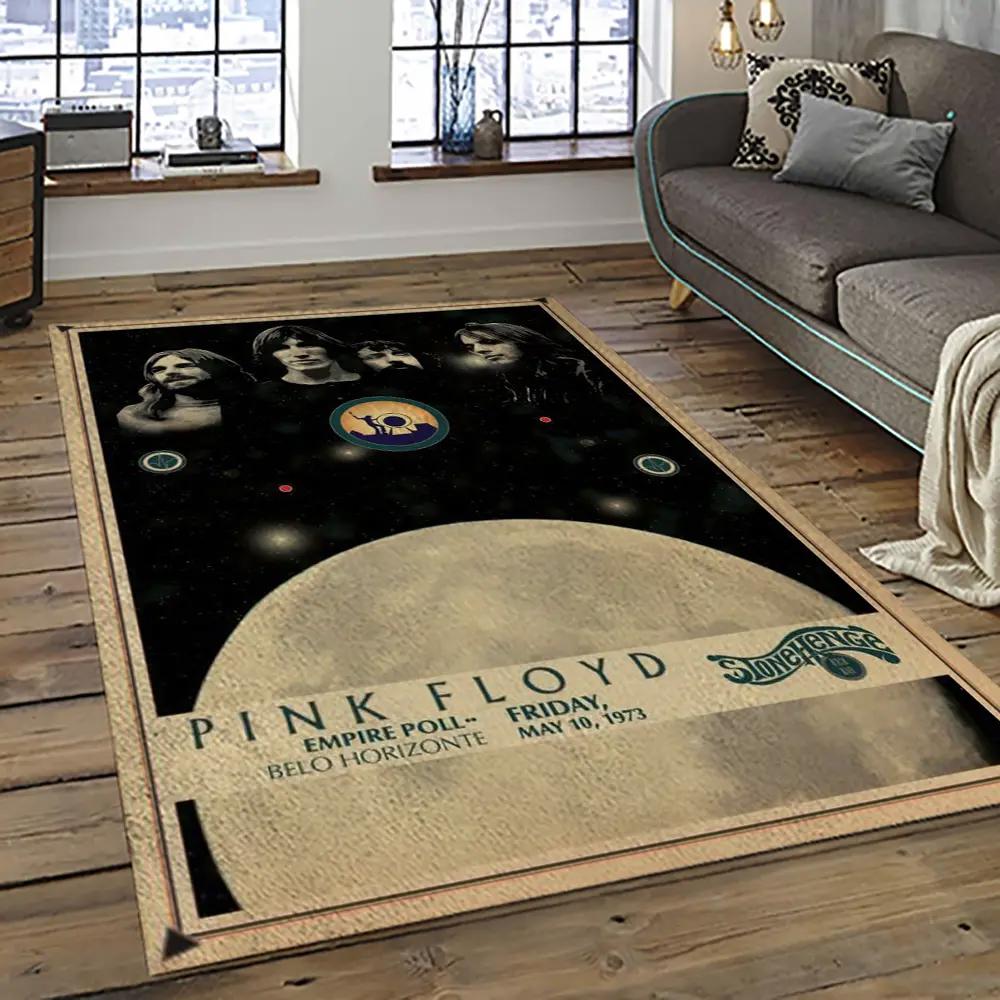 Band pink floyd music carpet rectangle area rug for living room bedroom decor pfo30 Rectangle Rug