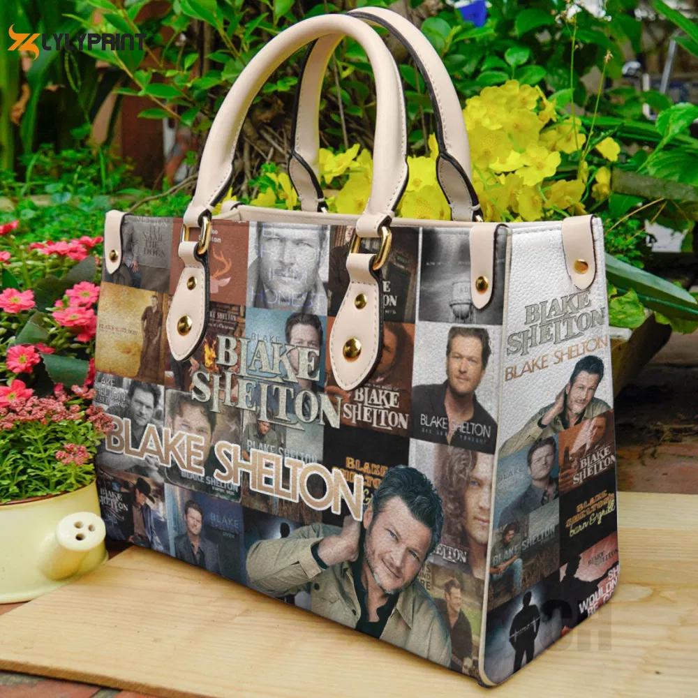 Blake shelton leather bag for women gift 2076 Women Leather Hand Bag