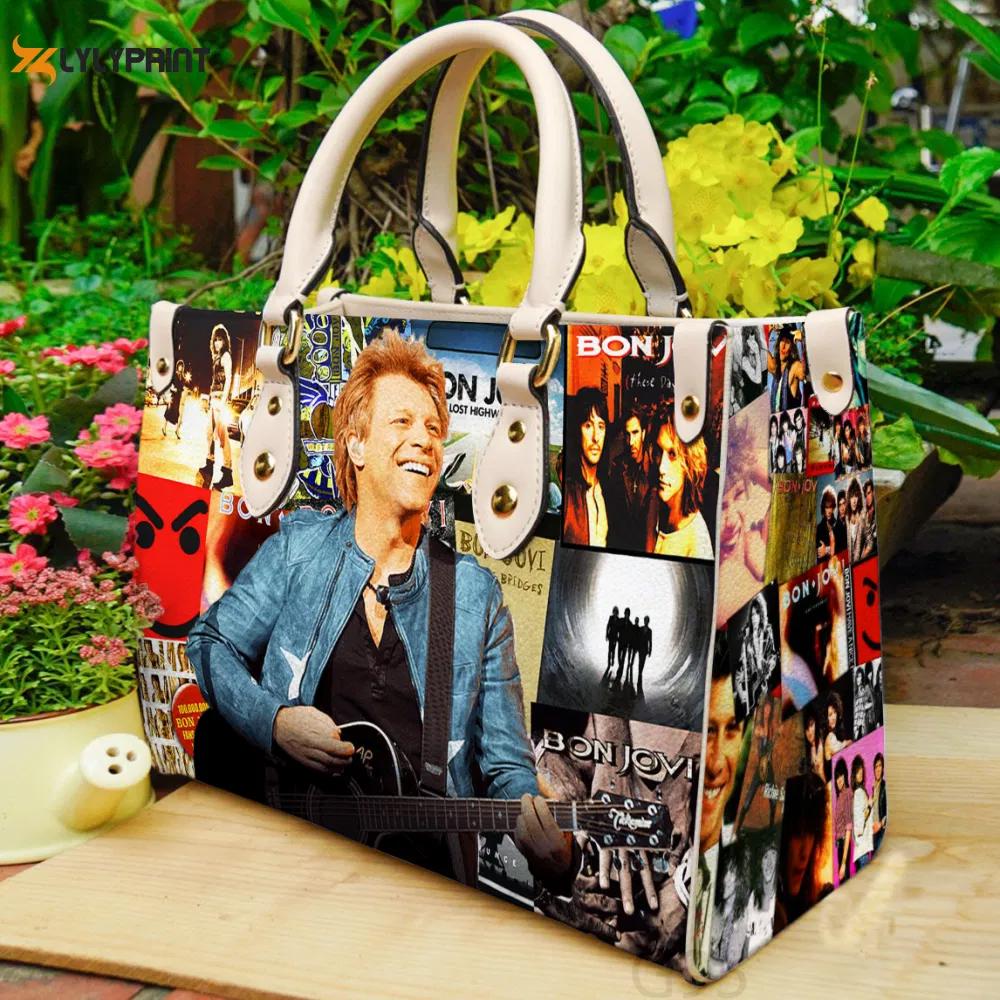 Bon jovi 1gg leather bag for women gift 872 Women Leather Hand Bag