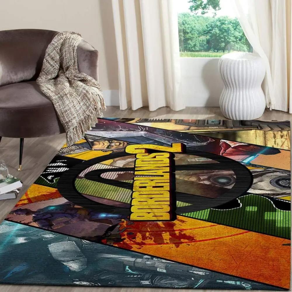 Borderlands gaming area rugs living room carpet fn140120 rug regtangle carpet floor decor home decor Rectangle Rug