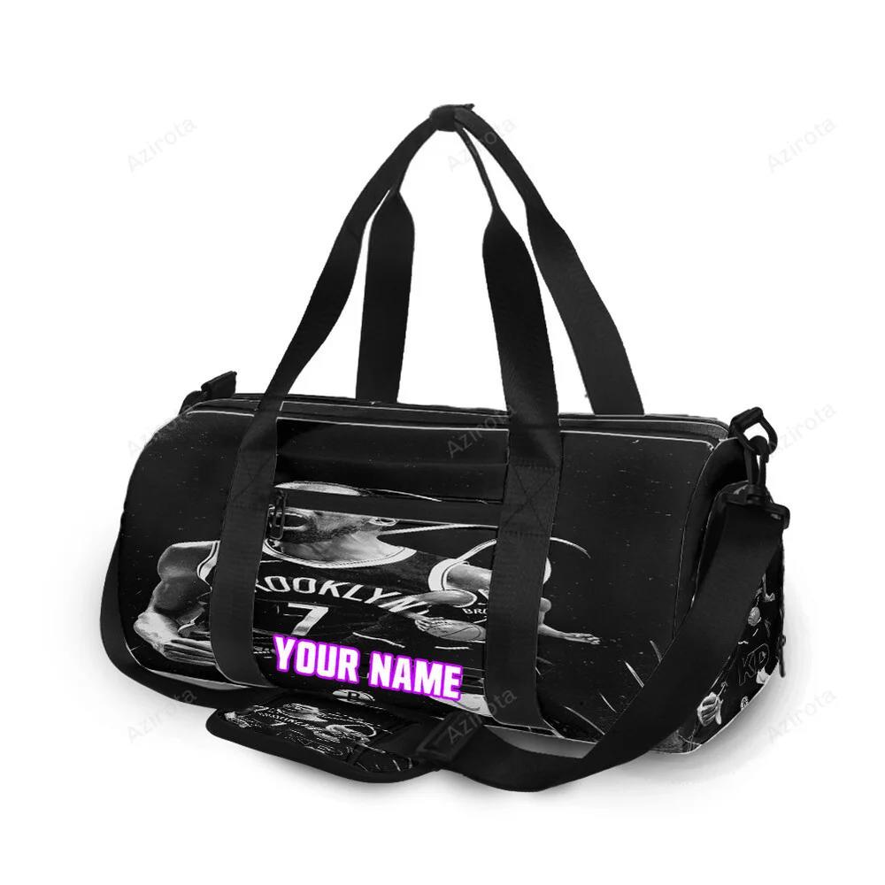 Brooklyn nets kevin durant5 personalized name travel bag gym bag 2105 Travel Bag