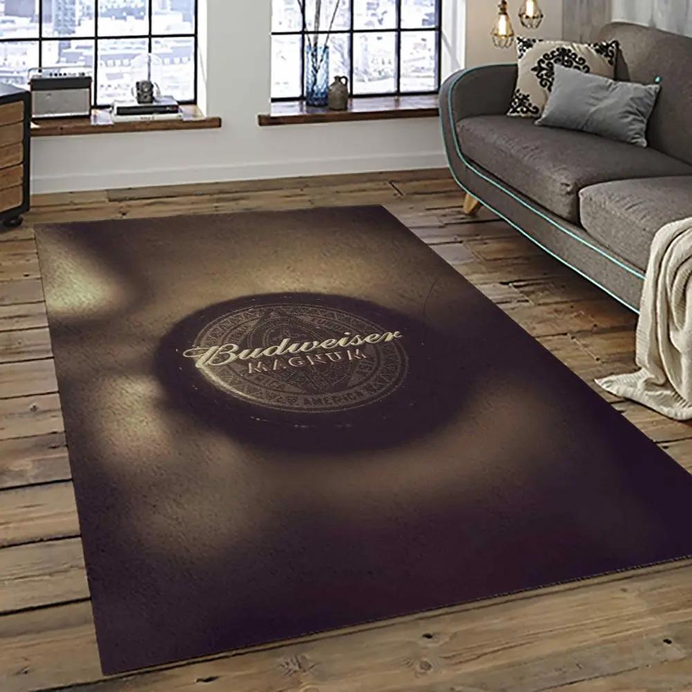 Budweiser american style beer retangle carpet area rug home decor gift best present for friends bw5 Rectangle Rug