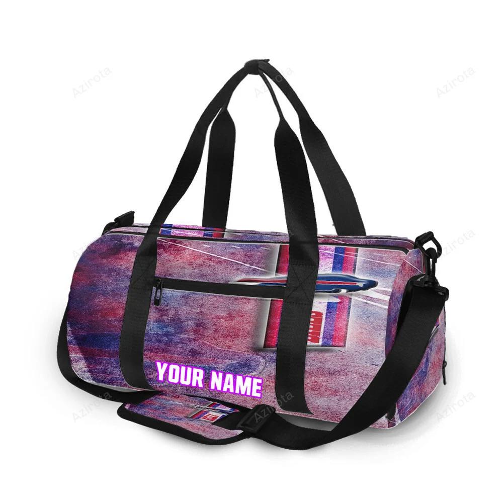 Buffalo bills logo v23 personalized name travel bag gym bag 1792 Travel Bag