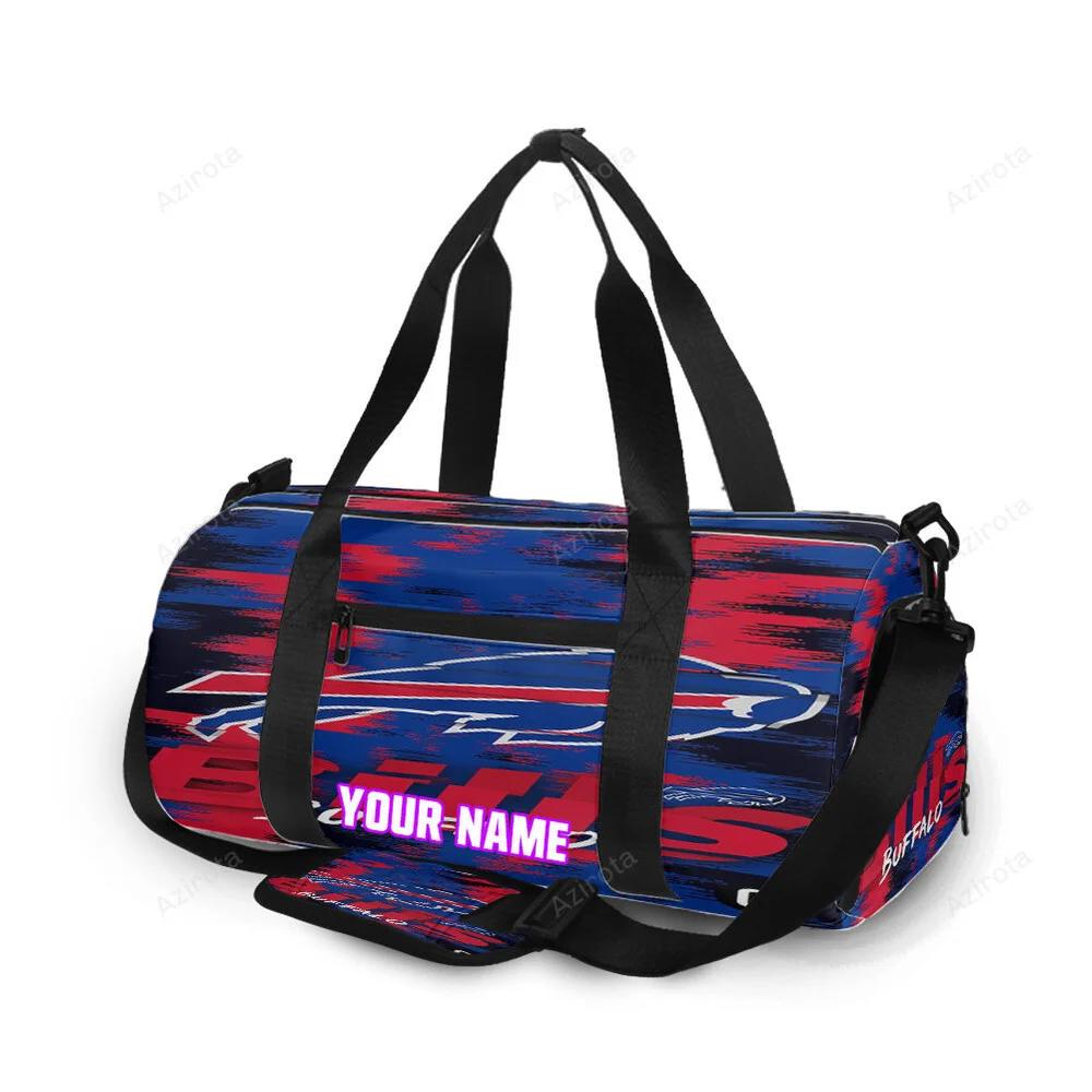 Buffalo bills logo v4 personalized name travel bag gym bag 927 Travel Bag