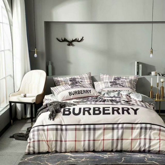 Burberry london luxury brand type 13 bedding sets duvet cover bedroom sets Bedding Sets