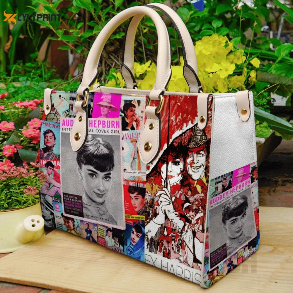 Chic audrey hepburn leather handbag: perfect women s day gift 3171 Women Leather Hand Bag