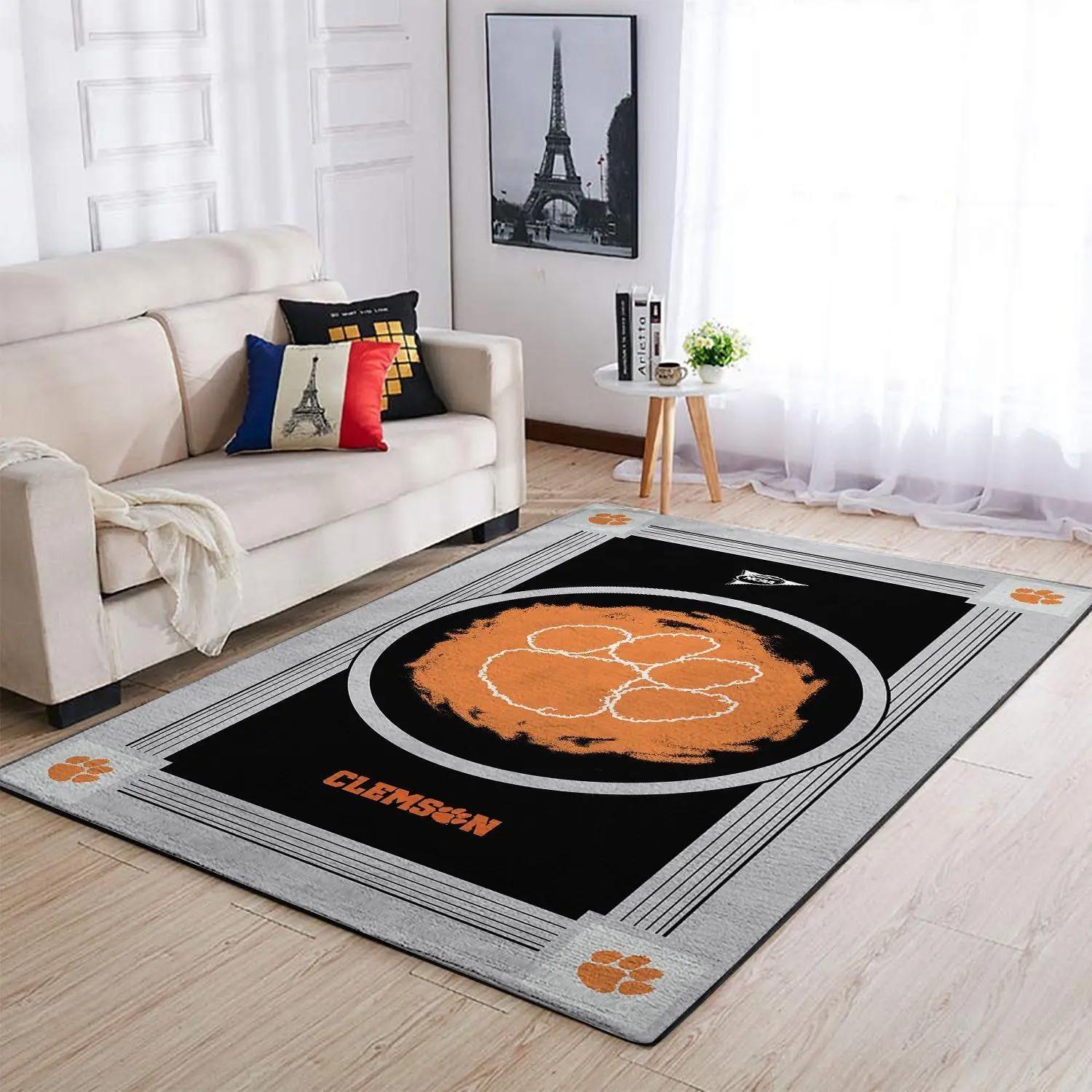 Clemson tigers ncaa living room carpet 20030327 rug regtangle 3 Rectangle Rug