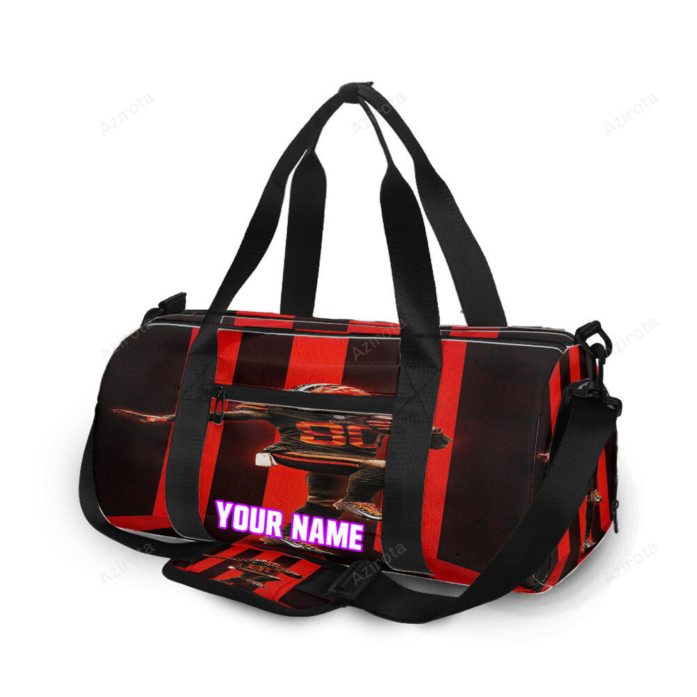 Cleveland browns baker mayfield 06 v2 personalized name travel bag gym bag 1876 Travel Bag