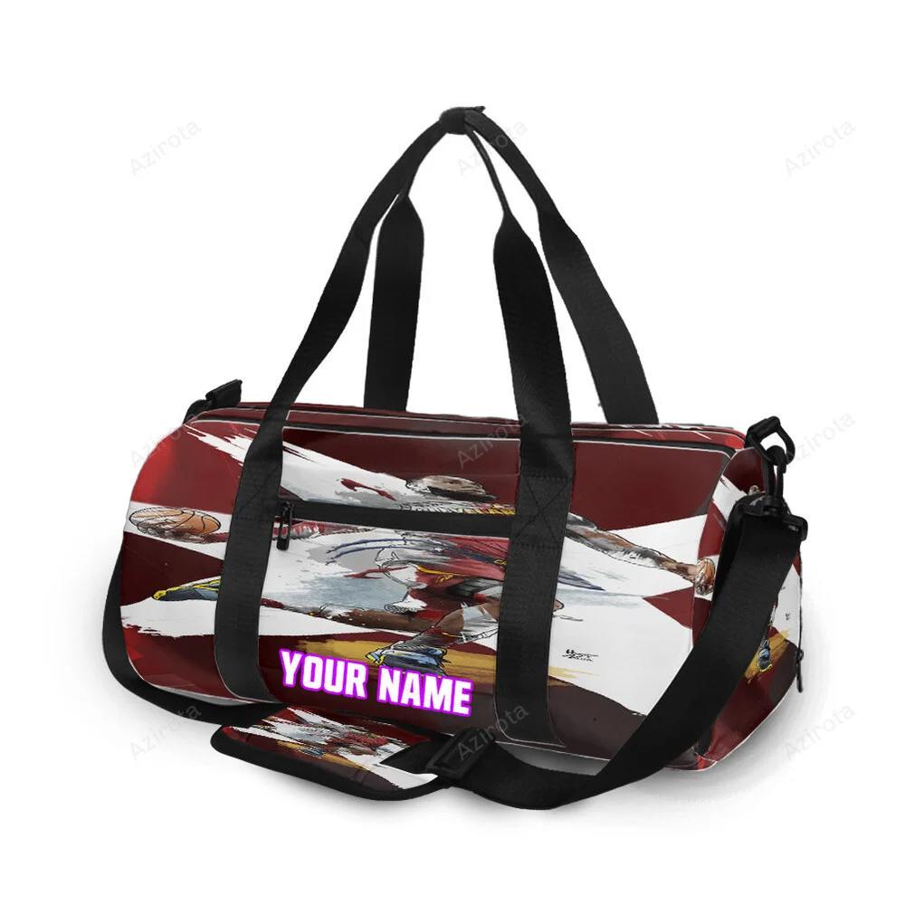 Cleveland cavaliers lebron james 23 v11 personalized name travel bag gym bag 1758 Travel Bag