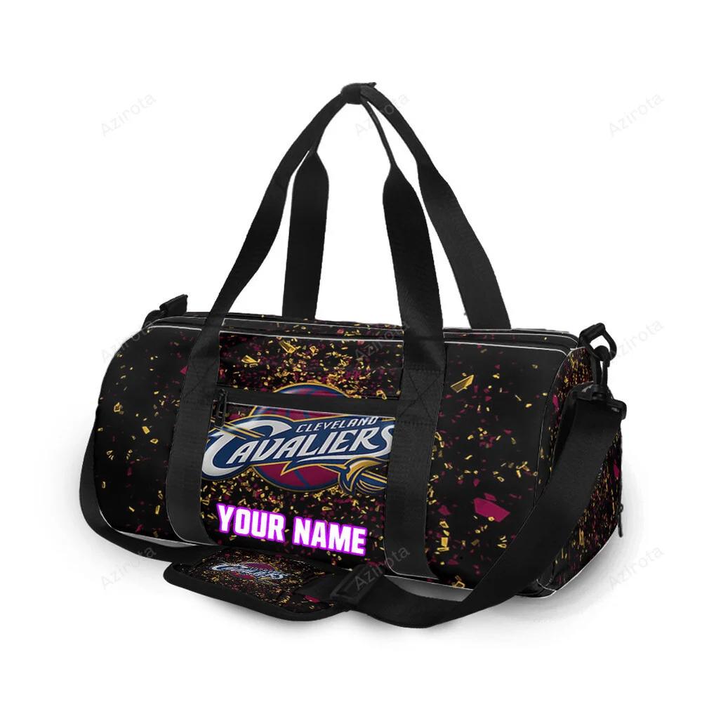 Cleveland cavaliers logo5 personalized name travel bag gym bag 2161 Travel Bag