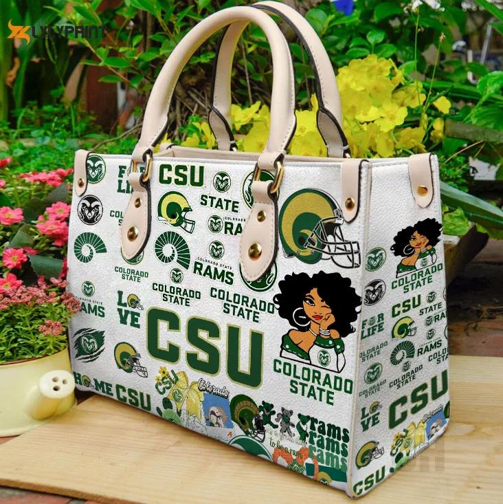 Colorado state rams leather handbag 3331 Women Leather Hand Bag