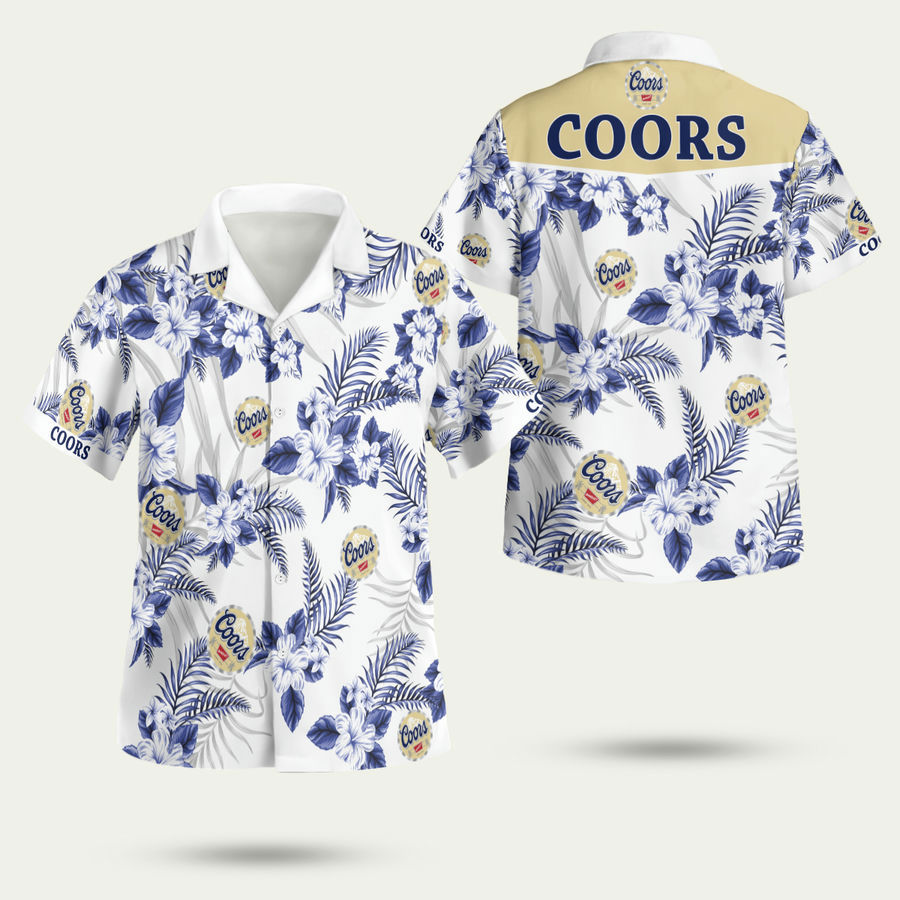 Coors brewing company hawaiian shirt Hawaii Shirt Shorts & Flip Flops