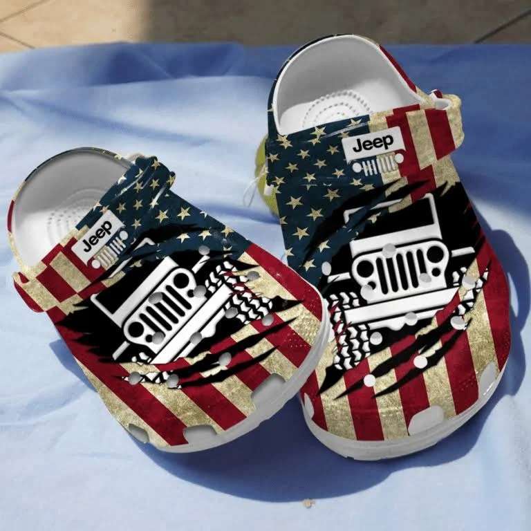 Crocs outfit - american jeep crocs crocband clog shoes for jeep lover - 23 Crocs Outfit
