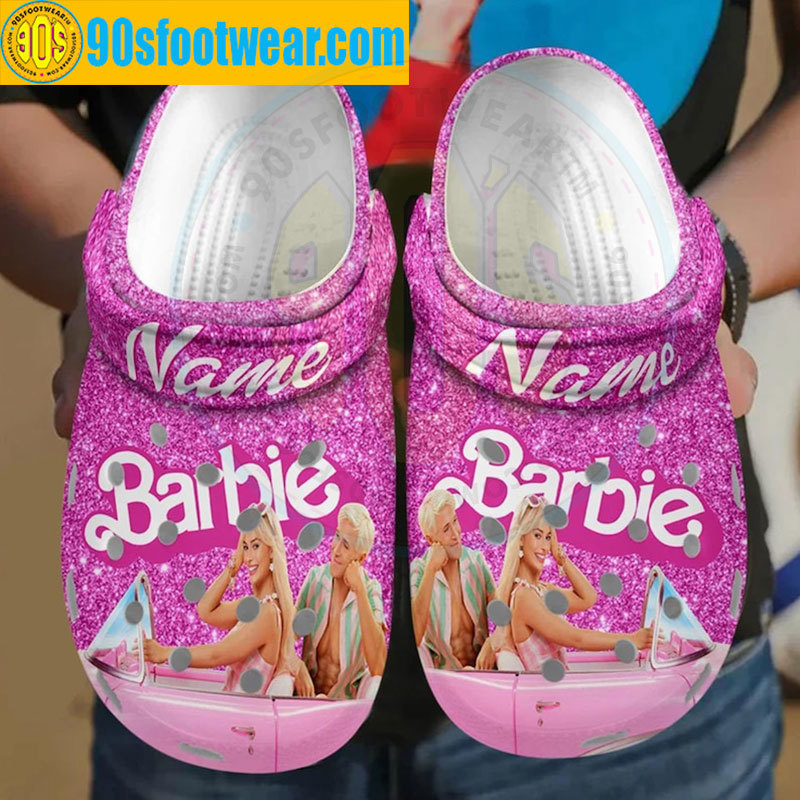 Crocs outfit - barbie personalized crocs barbie movie glitter classic clogs - 190 Crocs Outfit