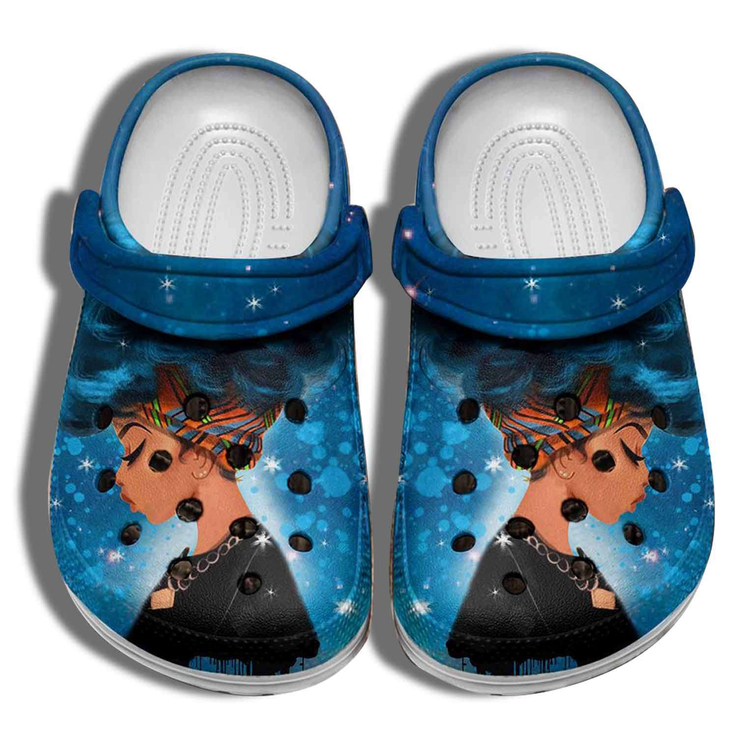 Crocs outfit - black pride black girl blue crocs crocband clog shoes - 245 Crocs Outfit