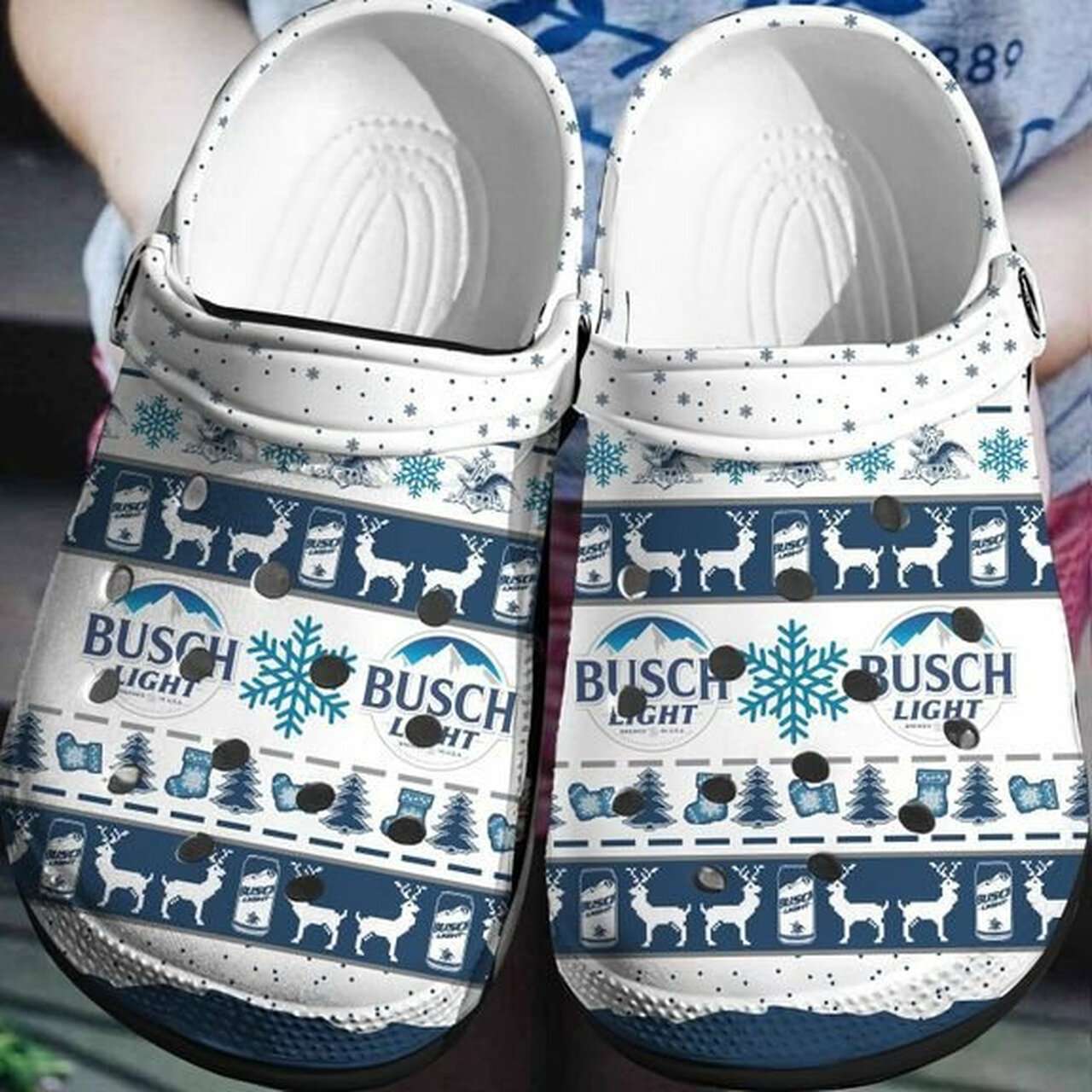 Crocs outfit - busch light beer christmas pattern crocs crocband clog shoes - 334 Crocs Outfit