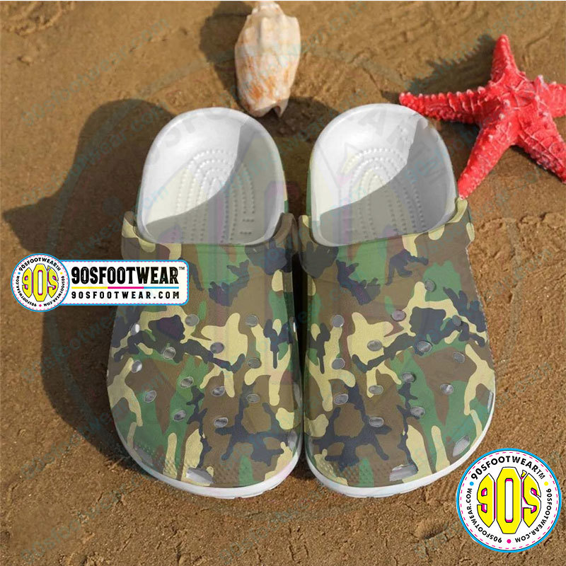 Crocs outfit - camo crocs off road camouflage color clog shoes - 353 Crocs Outfit