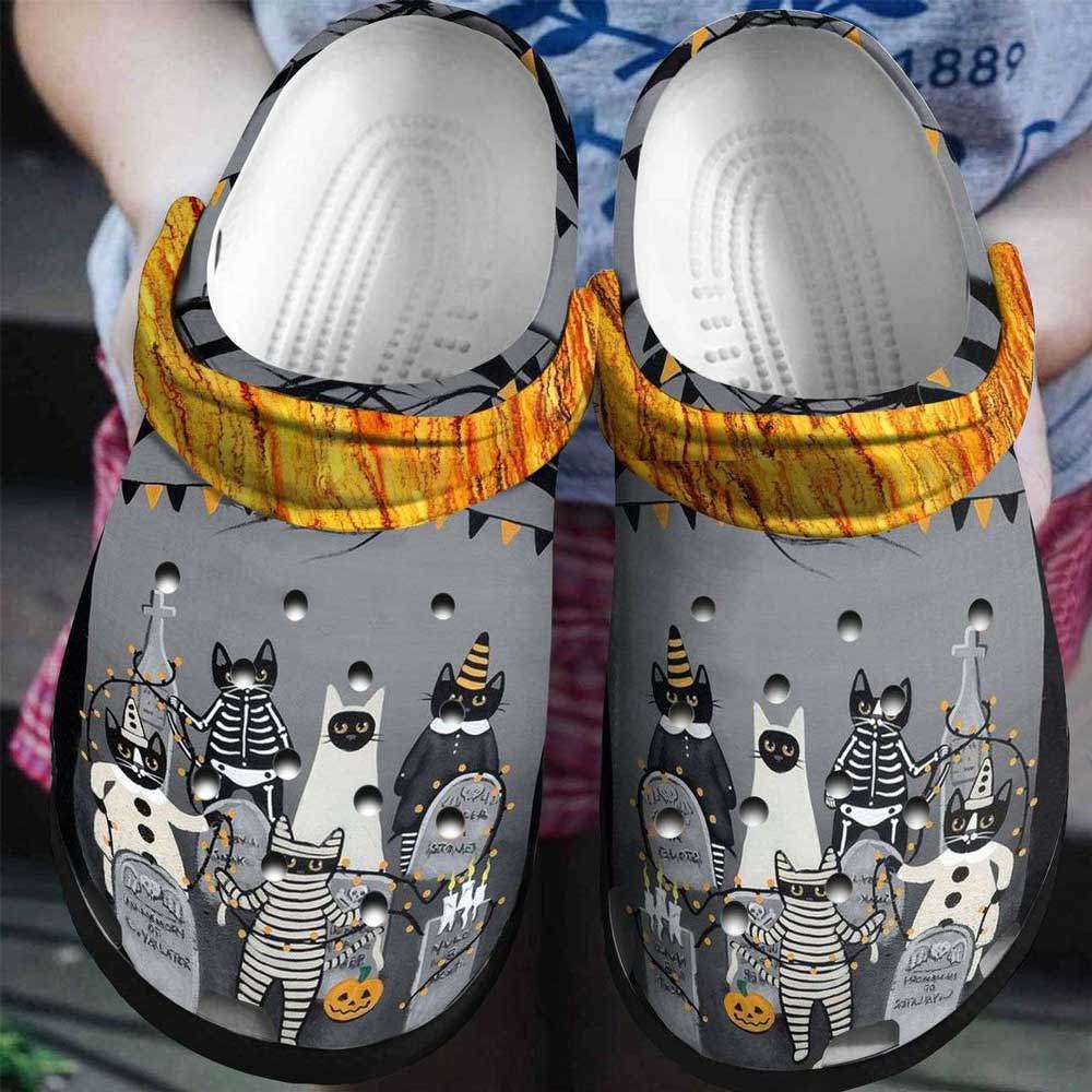 Crocs outfit - cat skeleton mummy horror halloween crocs crocband clogs shoes - 366 Crocs Outfit
