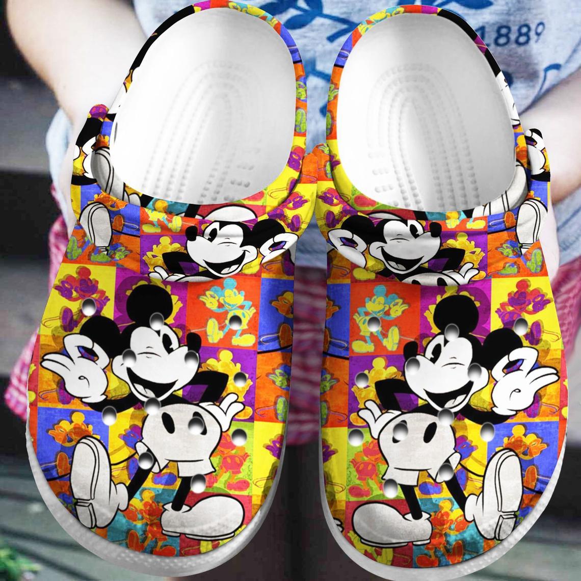 Crocs outfit - colorful mickey mouse crocband crocs clogs - 402 Crocs Outfit