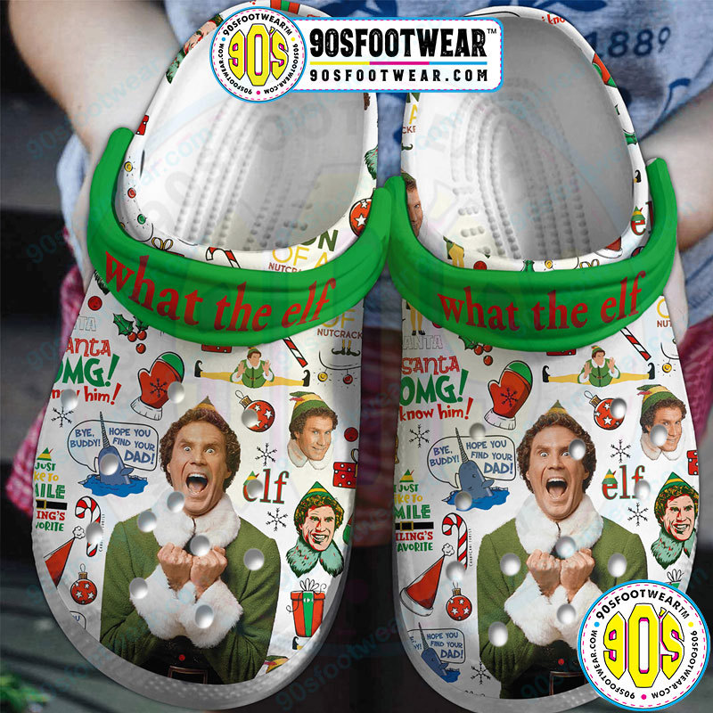 Crocs outfit - elf crocs what the elf stanta omg i know him elf movie clog shoes - 676 Crocs Outfit