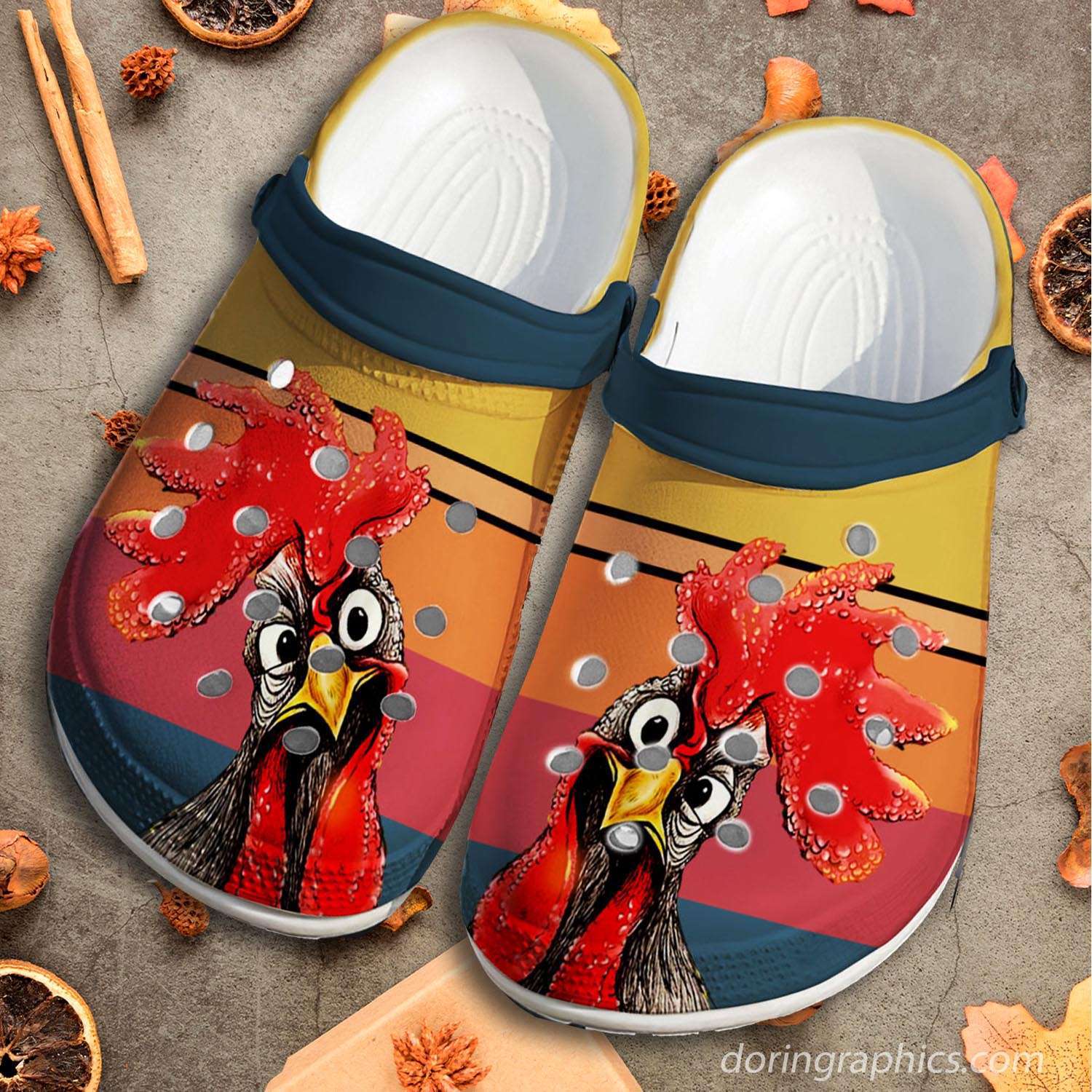 Crocs outfit - funny stop starting look chicken crocs crocband clog shoes - 756 Crocs Outfit