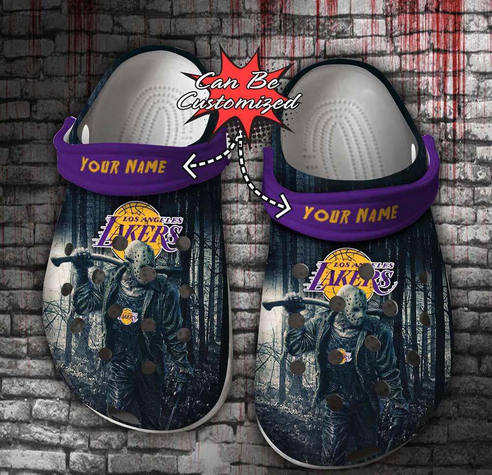 Crocs outfit - halloween crocs personalized los angeles lakers friday the 13th horror character jason voorhees clogs crocband shoes - 963 Crocs Outfit