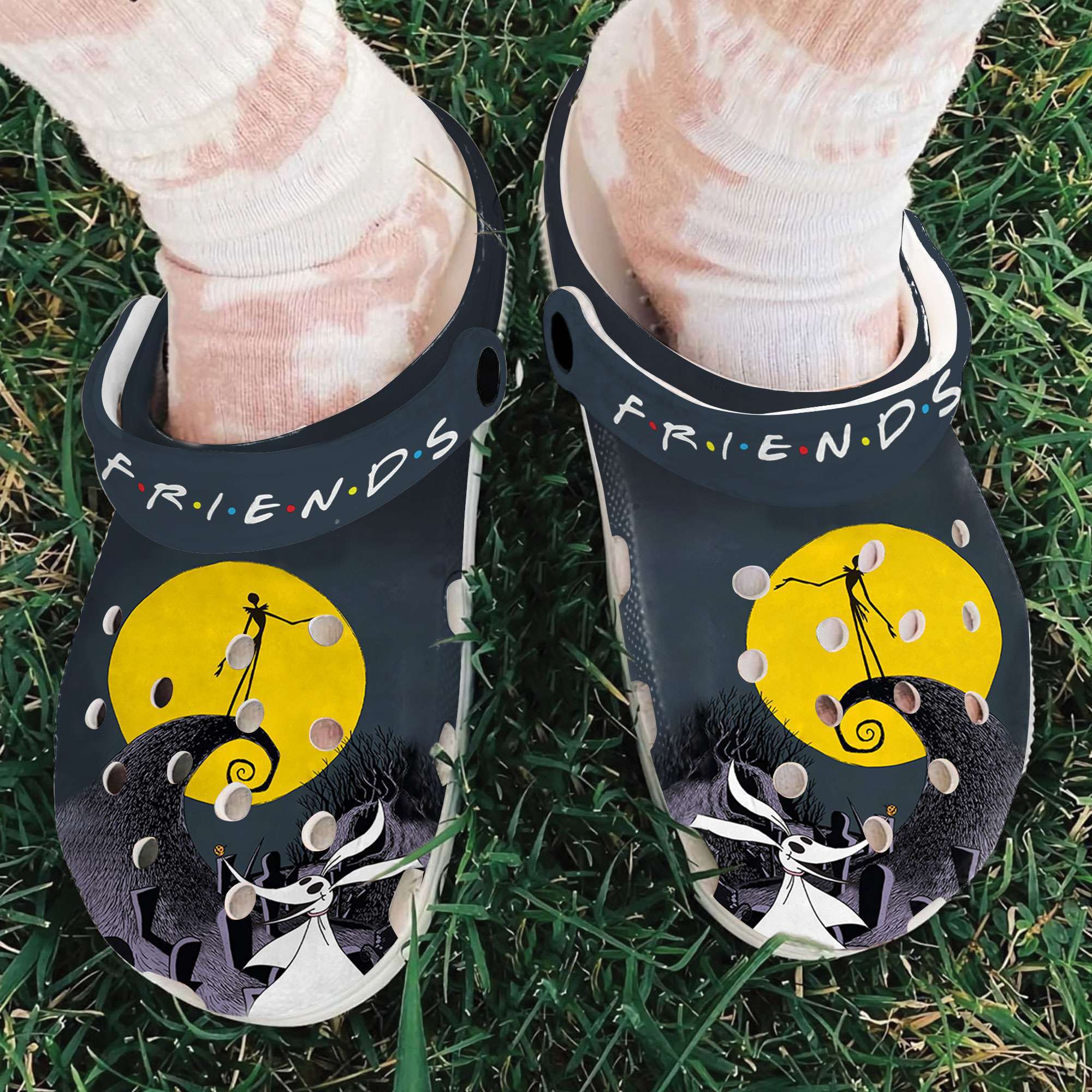 Crocs outfit - halloween friend nightmare before christmas moonlight crocs crocband clogs - 1022 Crocs Outfit