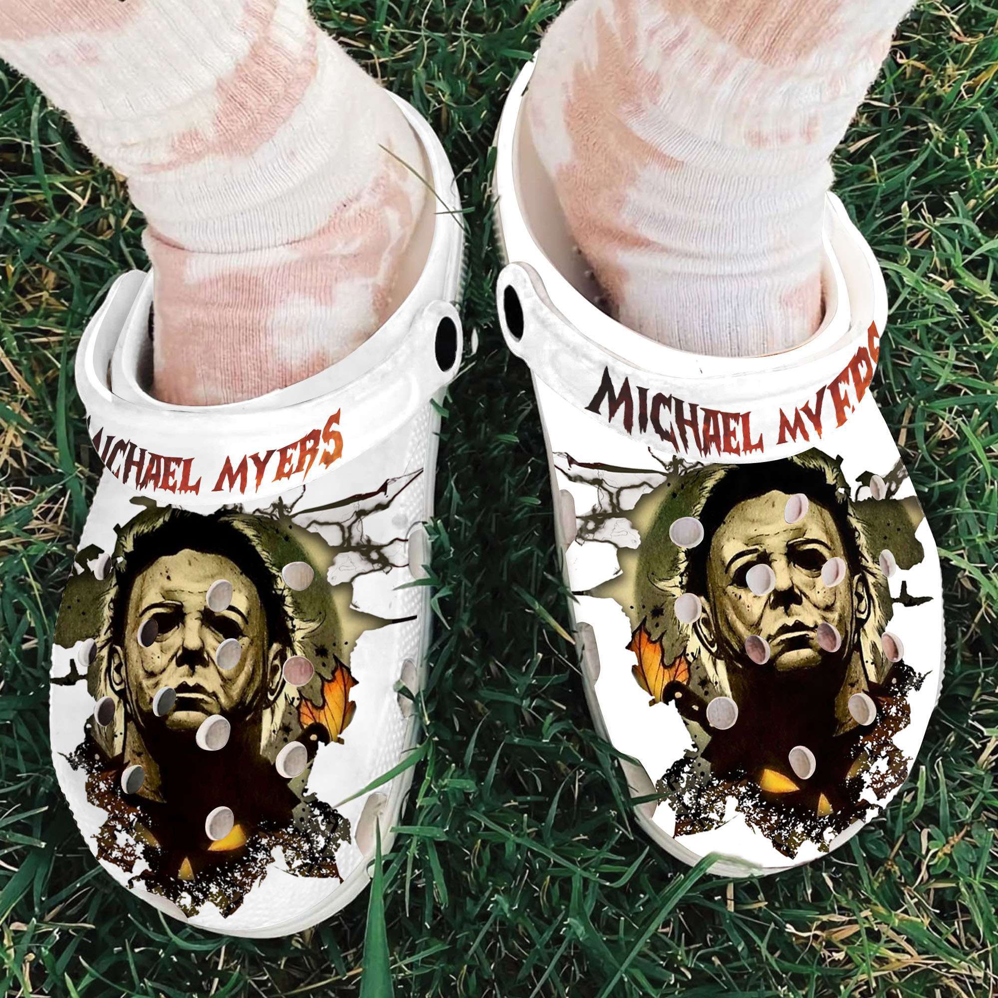Crocs outfit - halloween michael myers murder crocs crocband clogs - 1064 Crocs Outfit