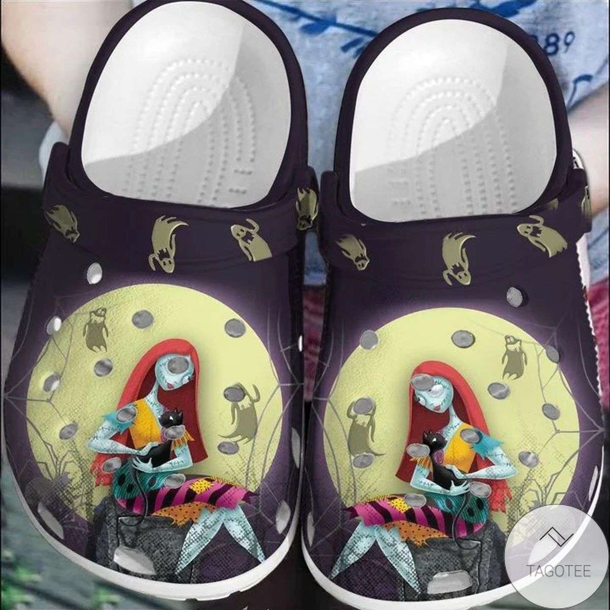 Crocs outfit - halloween sally skellington tnbc crocs crocband clogs - 1105 Crocs Outfit