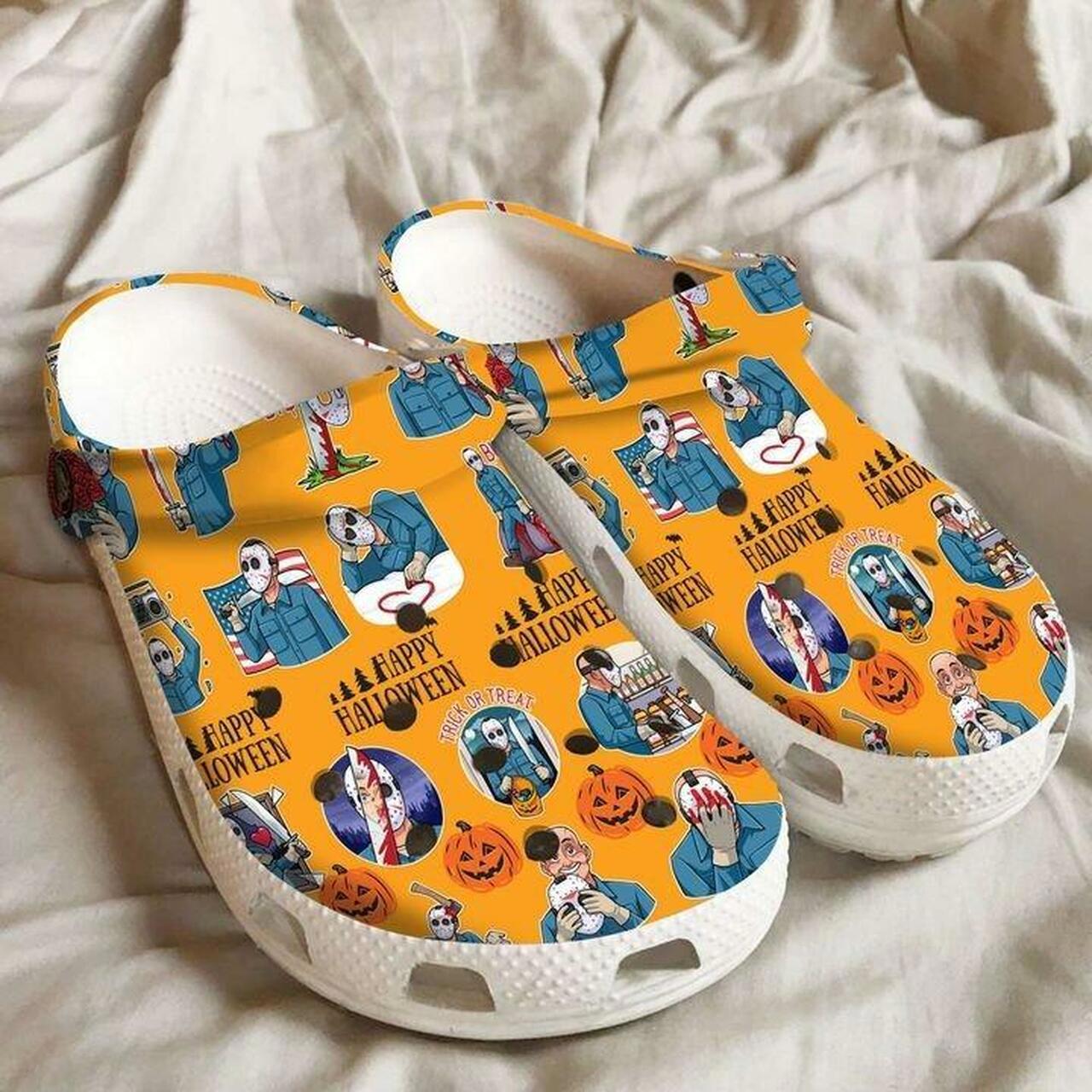 Crocs outfit - happy halloween jason voorhees crocs crocband clogs - 1124 Crocs Outfit