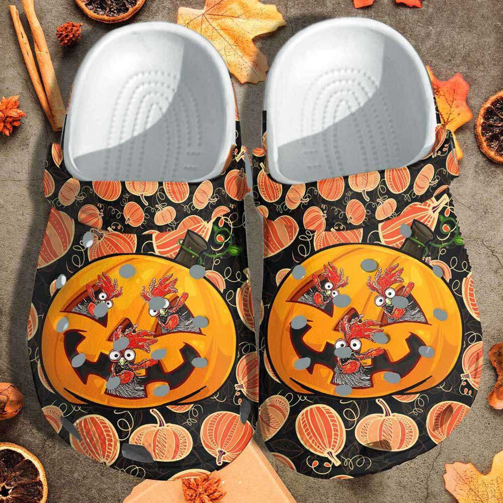 Crocs outfit - horror face pumpkins chickens crocs clogs crocband shoes - 1254 Crocs Outfit