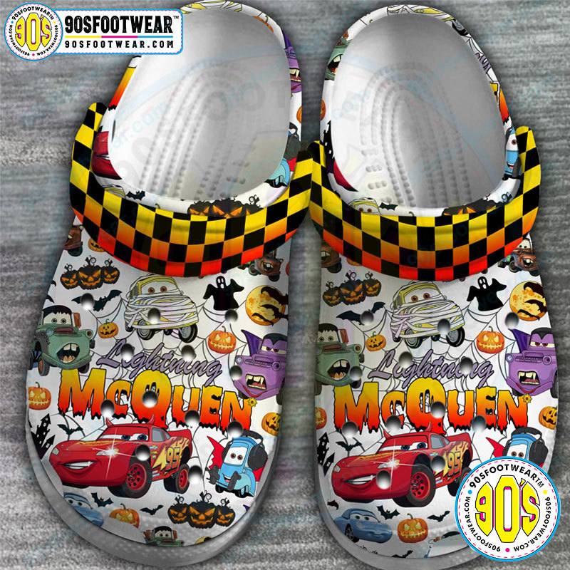 Crocs outfit - lightning mcqueen crocs pixar cars cartoon movie halloween themed clog shoes - 1359 Crocs Outfit