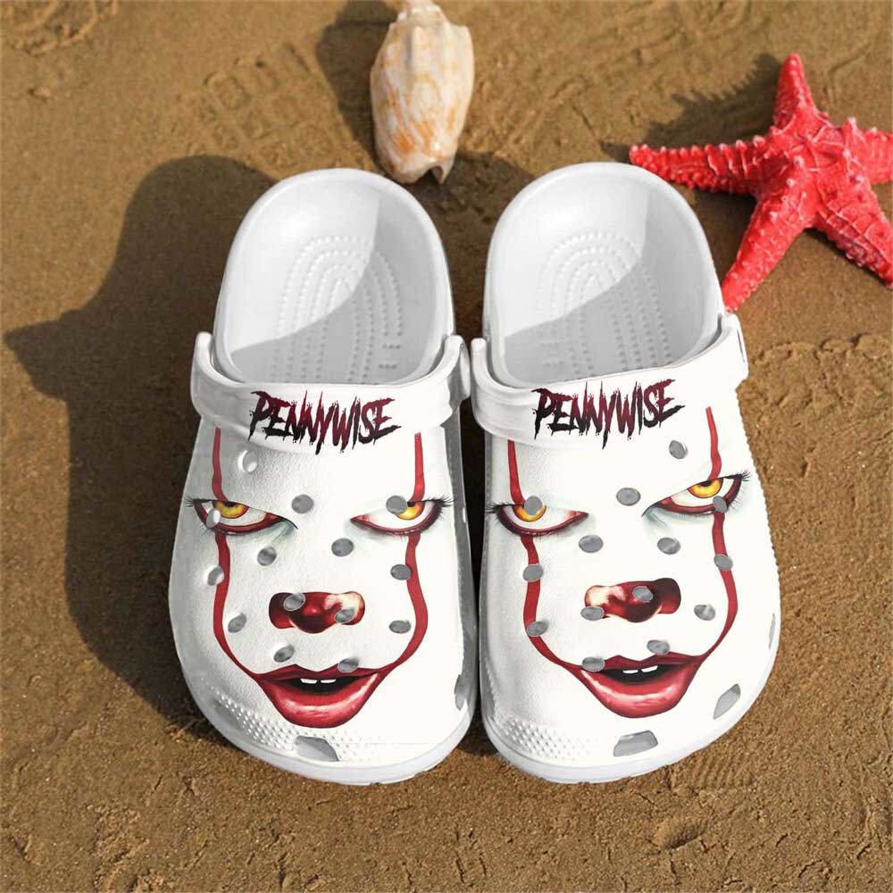 Crocs outfit - pennywise clown horror face crocs clogs crocband shoes - 1604 Crocs Outfit