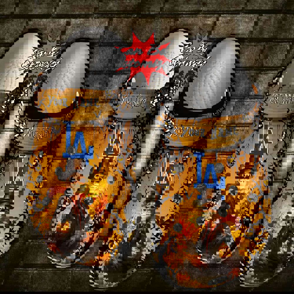 Crocs outfit - personalized los angeles dodgers halloween light nightmare before christmas crocs clogs crocband shoes - 1757 Crocs Outfit