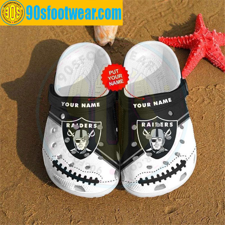 Crocs outfit - personalized raider crocs las vegas raiders football team custom classic clog - 1816 Crocs Outfit